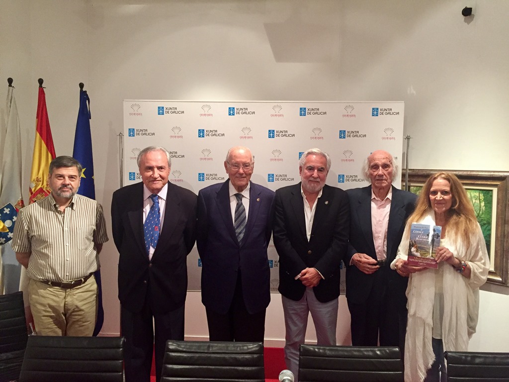 Foto da noticia:O presidente do Parlamento participa na presentación da novela “El Códice de Clara Rosenberg”